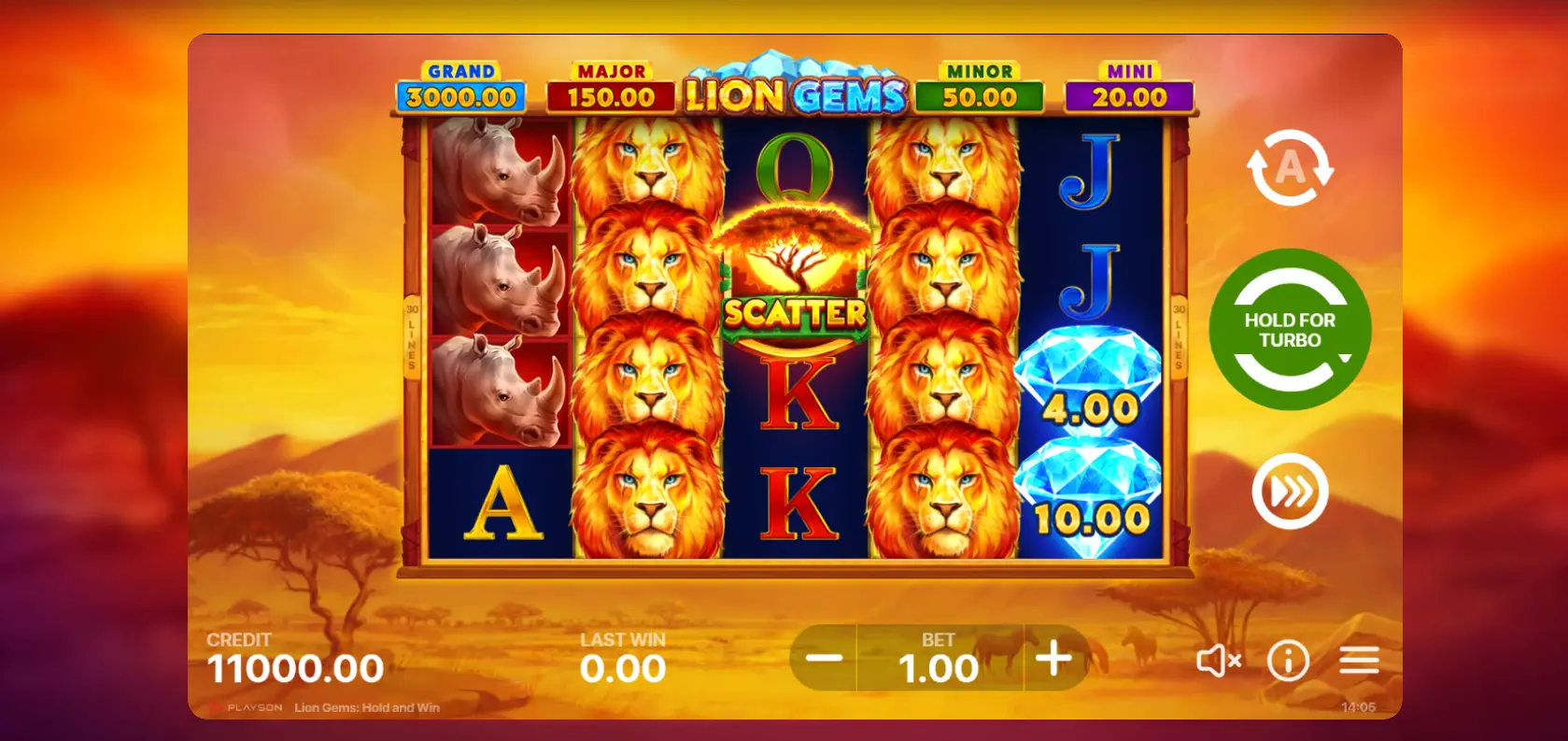 Lion Gems Demo
