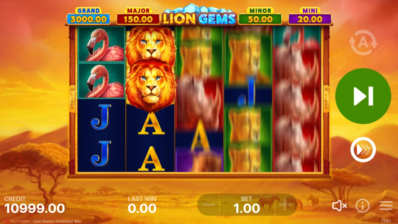 lion gems demo gameplay